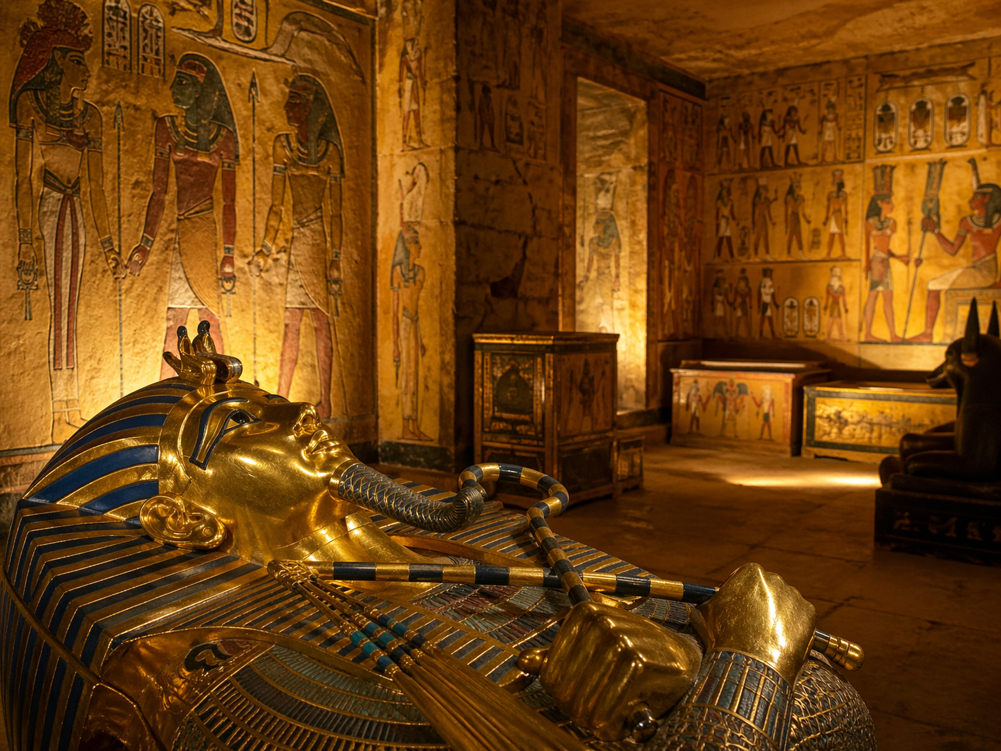 Tutanchamun und Tal der Könige im Alten Ägypten
